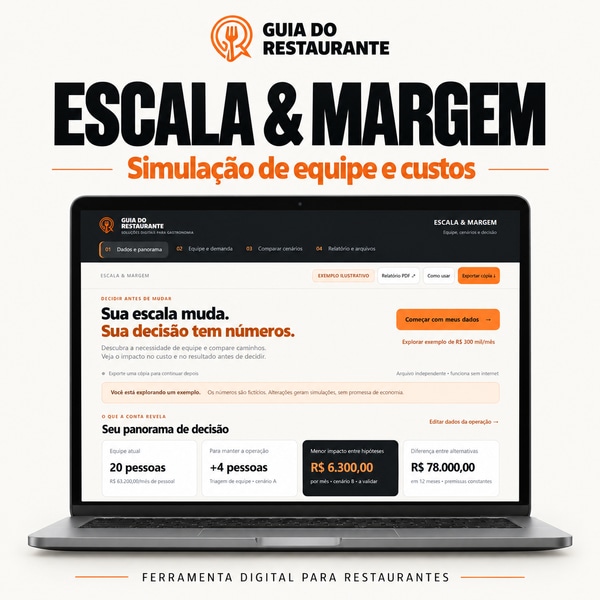 Escala & Margem — capa do produto